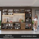 Ver imagem 6 de Armário de Cozinha Completa 310cm Rustic Stella Madesa 03