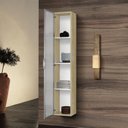 Ver imagem 2 de Armário Vertical para Banheiro com Porta Espelhada 