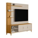 Ver imagem 5 de Painel Home para TV Sala de Estar Napoli Tauari Off White 193cm