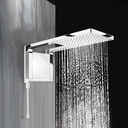 Ver imagem 2 de Chuveiro Elétrico Ducha Acqua Storm Branco Cromado 127v 5500w