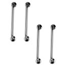 Ver imagem 1 de Barra de Apoio 60cm Aço Inox Kit 4 Unidades Idoso Deficiente Banheiro Box Acessibilidade Cadeirante