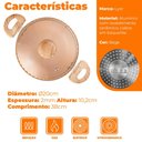 Ver imagem 5 de Caçarola de Indução Revestimento Antiaderente Cerâmica 20cm Bege - Lyor