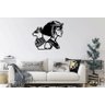 QUADRO DECORATIVO ESCULTURA DE PAREDE EM MDF 70CM CLEÓPATRA - 1