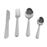 Jogo Inox 24 Peças Garfo Faca Colheres Talheres Classico - 6