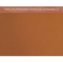 Ver imagem 4 de Conjunto Duas Cadeira de Jantar Minimalista Roma Couríssimo Caramelo Base Aço Preto - Ooca Móveis