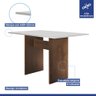 Conjunto Mesa de Jantar e 2 Cadeiras Caroline Cel Móveis - 4