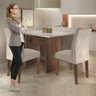 Conjunto Mesa de Jantar e 2 Cadeiras Caroline Cel Móveis - 10