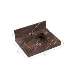 Lavatório em Porcelanato para Banheiro 60cm com Cuba Esculpida  - 3
