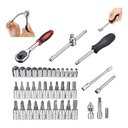 Ver imagem 4 de Kit Chave de Impacto 21v Parafusadeira + Jogo Soquete 46pç