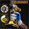 Kit Chave de Impacto 21v Parafusadeira + Jogo Soquete 46pç - 3