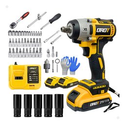 Kit Chave de Impacto 21v Parafusadeira + Jogo Soquete 46pç - 1