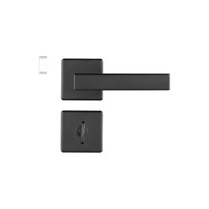 Fechadura 409 Com Roseta Preto Banheiro