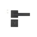 Ver imagem 1 de Fechadura 409 com Roseta Preto Banheiro