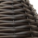 Ver imagem 3 de Pendente Junco Poptem meia esfera 35cm tabaco