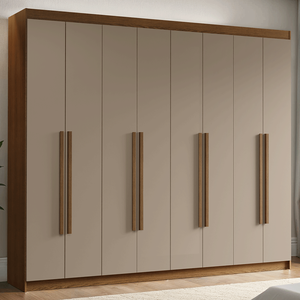 Guarda-roupa Casal 8 Portas Batentes Venus Madesa