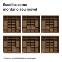 Ver imagem 6 de Guarda-roupa Casal 8 Portas Batentes Venus Madesa