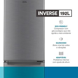 Geladeira Eos 192 Litros Duplex Inverse Inox Erv260ids 220v - 6