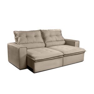 Cópia - Sofá Luna 4 Lugares Retrátil Reclinável Veludo Luxo 2,20m