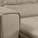 Ver imagem 3 de Cópia - Sofá Luna 4 Lugares Retrátil Reclinável Veludo Luxo 2,20m