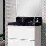 Lavatório em Porcelanato para Banheiro 80cm com Cuba Esculpida  - 2