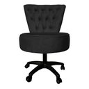 Ver imagem 3 de Kit Maca Estética Capitonê com Mocho e Escadinha Turqueza Slk Decor Reta Preto