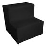 Kit Maca Estética Capitonê com Mocho e Escadinha Turqueza Slk Decor Reta Preto - 4