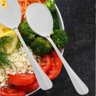 Colher em Aço Inox para Servir Positano 26cm Lyor Colher de Arroz Sobremesas Assados Prateada - 5