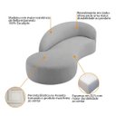 Ver imagem 4 de Divã Recamier Orgânico França 250cm Lado Esquerdo Linho