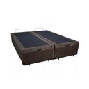 Ver imagem 1 de Cama Box Baú Queen Bipartido 158 Bello Box - Suede Marrom