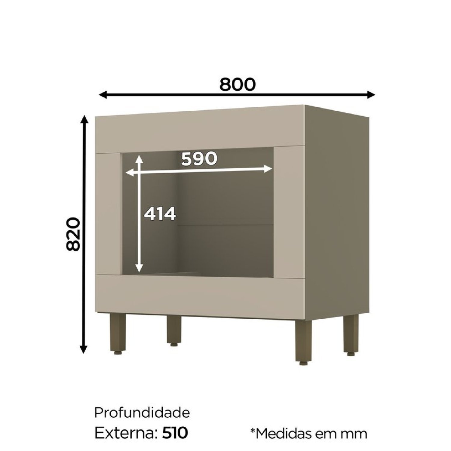 Balcão de Embutir para Forno Connect  - 3