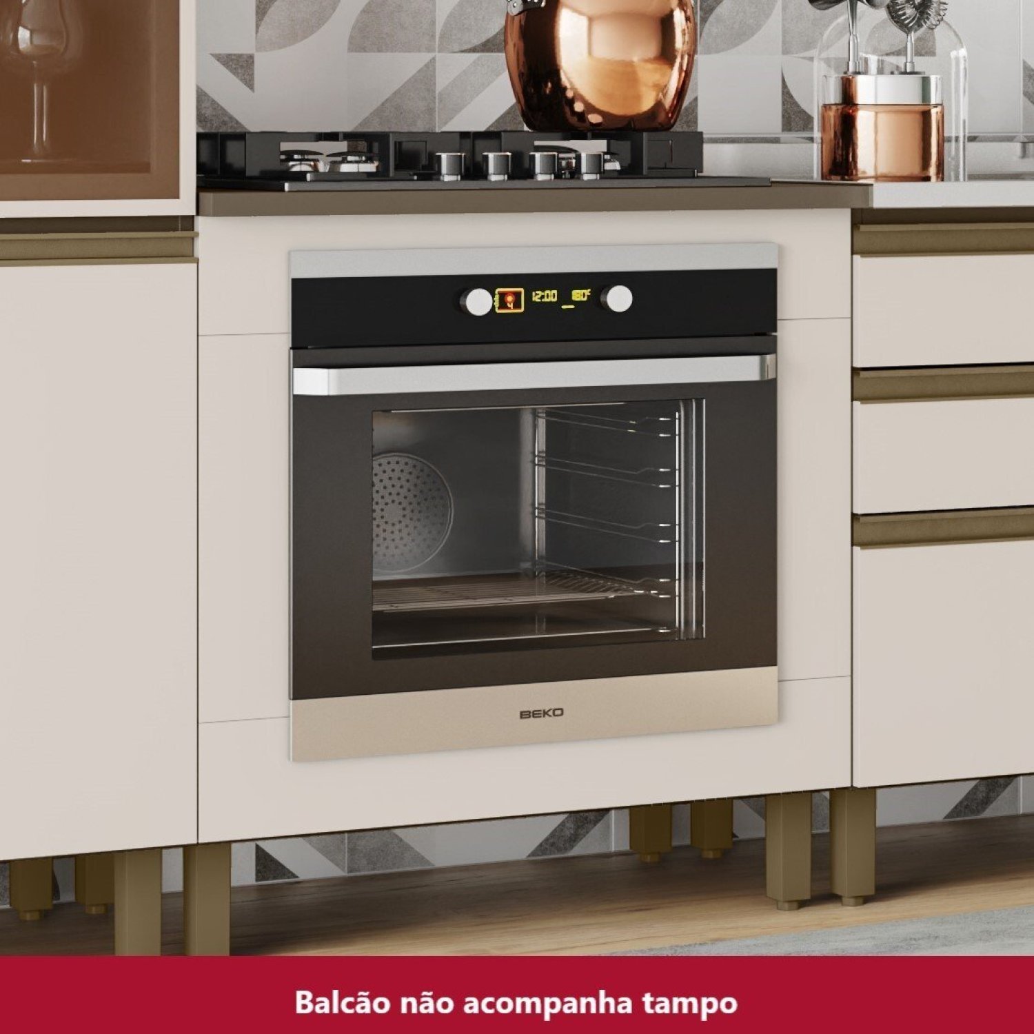 Balcão de Embutir para Forno Connect  - 6