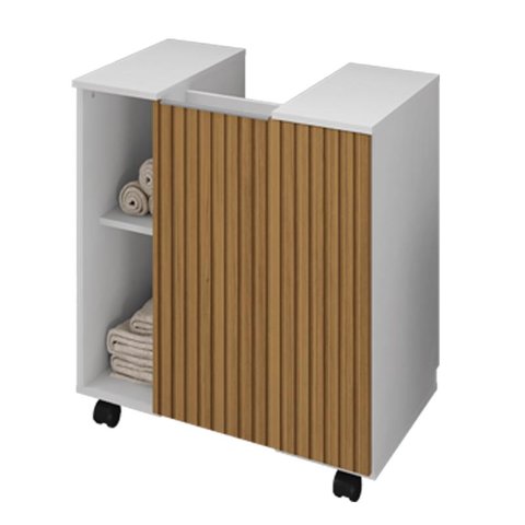 Gabinete Gabinete para Banheiro Pequin Brando/ripado - Bechara