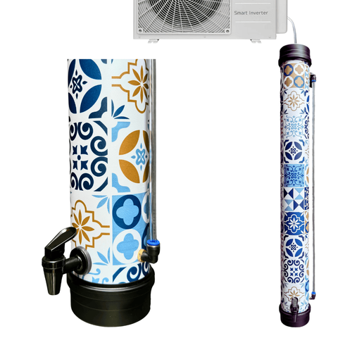 Dreno Coletor de Água para Ar Condicionado 8l Azulejo Português.