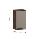Ver imagem 2 de Armário Aéreo 40 Cm 1 Porta Luna Luciane Móveis