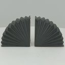 Ver imagem 7 de Jogo 2 Peças Adorno Decorativo de Cerâmica Cinza 14.3x14.5x6.0cm Enfeite Mesa