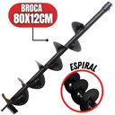 Ver imagem 2 de Broca 80x12cm com Pino Trava para Perfurador de Solo Vulcan Vps520