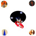 Ver imagem 4 de Gancho Giratório Para Balanço Sensorial Rede Suporte De Teto Tulipa Suporte De Balanço Para Teto De