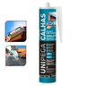 Cola de Silicone Veda Calha Rufo Telhado Selante 280ml Acetinado Fungicida Multiuso Resistente Prote - 4
