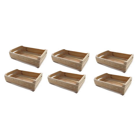 Caixote de Feira Ej 40x27x09 Kit 6 Unidades