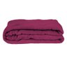 Manta Cobertor Queen Fleece Le Casa Lisa 100% Poliéster Rosa Magenta - 2