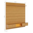 Ver imagem 2 de Painel para TV Home Suspenso Bali 1.6 Naturale – Colibri