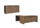 Ver imagem 1 de Conjunto Ecritório: Mesa 6221+ Balcão com 4 Portas 6293
