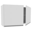 Ver imagem 2 de Armário Aéreo Acordes Glamy 100% MDF 120cm 2 Portas Madesa