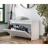 Sapateira Charme com Porta Basculante para Hall de Entrada ou Quarto - Branco - 2