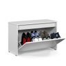 Sapateira Charme com Porta Basculante para Hall de Entrada ou Quarto - Branco - 5