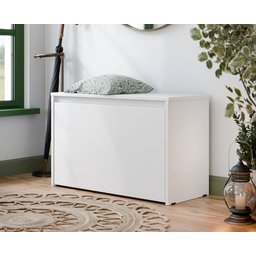 Sapateira Charme com Porta Basculante para Hall de Entrada ou Quarto - Branco - 1