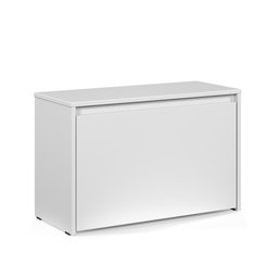 Sapateira Charme com Porta Basculante para Hall de Entrada ou Quarto - Branco - 3