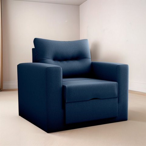 Poltrona Sofá Cama Marlene Solteiro 1 Lugar