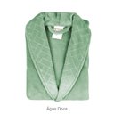 Ver imagem 1 de Roupao Microfibra Gola Texturizada Sofisticata Água Doce M