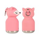 Ver imagem 4 de Mini Bestie Raposa Garrafa Térmica em Inox 200ml Aurora Asobu